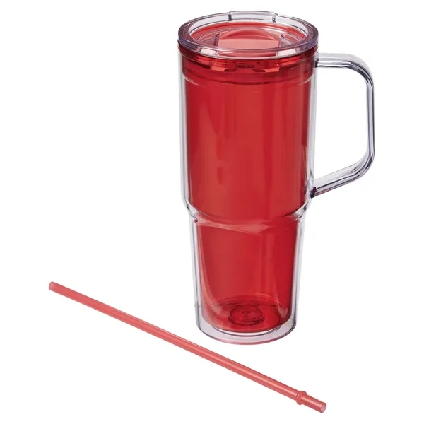 Hampton 32 oz. Recycled AS Double Wall Tumbler... - Hampton 32 oz. Recycled AS Double Wall Tumbler... - Image 3 of 8