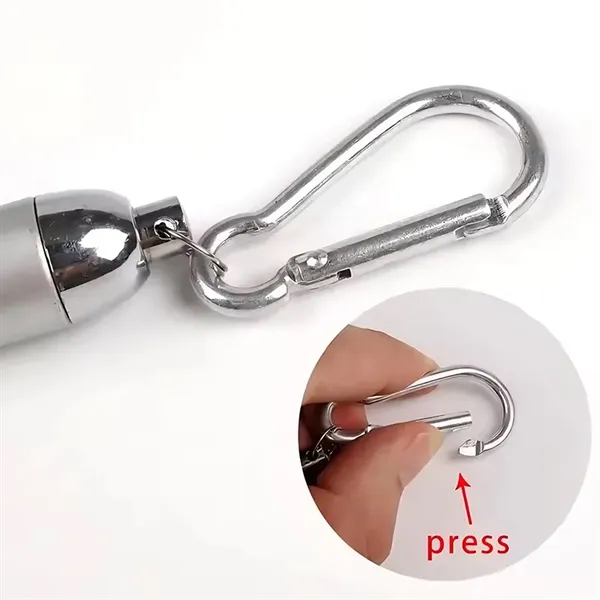 Zoomable Aluminium Alloy Pocket    Torch Keychain Light - Zoomable Aluminium Alloy Pocket    Torch Keychain Light - Image 5 of 5