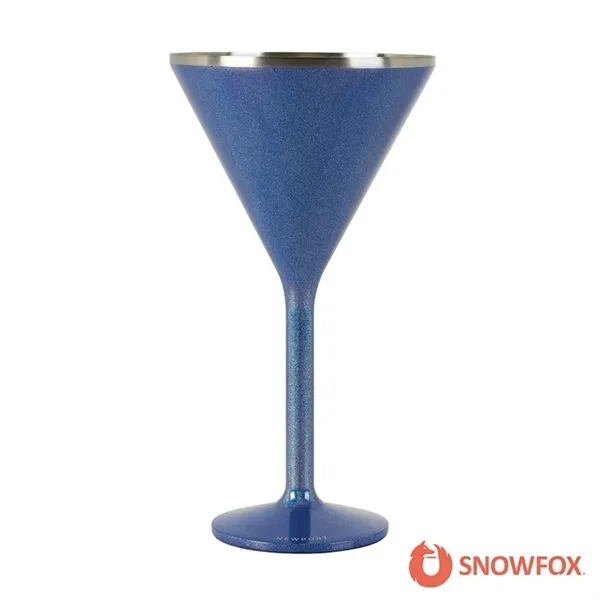 Snowfox® 8 oz. Double Wall Steel Stemmed Martini Glass - Snowfox® 8 oz. Double Wall Steel Stemmed Martini Glass - Image 5 of 6