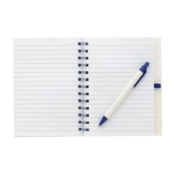 Good Value™ BoC Recycled Spiral Notebook with Pen - Good Value™ BoC Recycled Spiral Notebook with Pen - Image 3 of 4