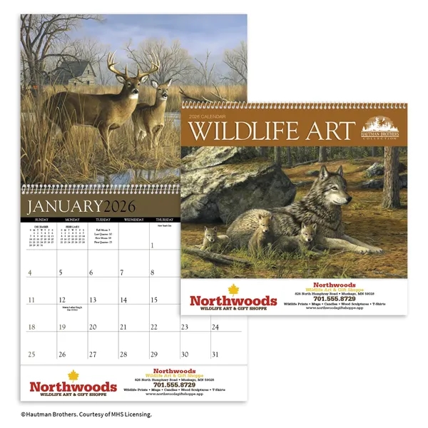 Triumph® Calendars Wildlife Art by the Hautman Brothers C... - Triumph® Calendars Wildlife Art by the Hautman Brothers C... - Image 1 of 1