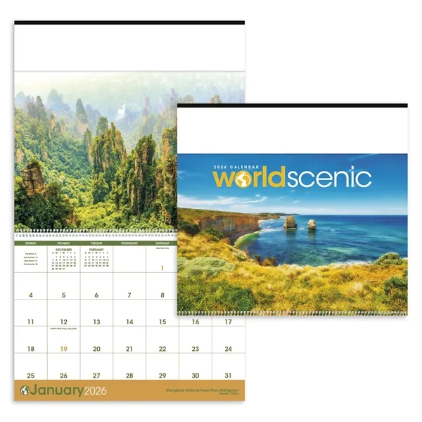 Triumph® Calendars World Scenic Calendar - Triumph® Calendars World Scenic Calendar - Image 4 of 30