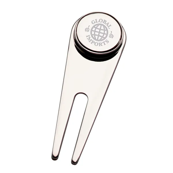 Magnetic Divot Repair Tool with Ball Marker - Magnetic Divot Repair Tool with Ball Marker - Image 1 of 2