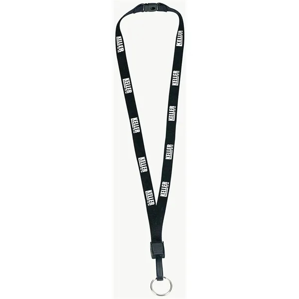 1/2" Breakaway Lanyard with Key Ring - 1/2" Breakaway Lanyard with Key Ring - Image 3 of 8