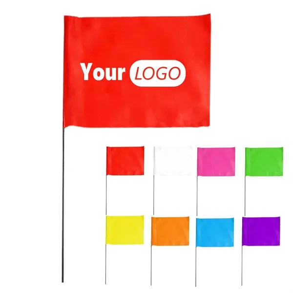Small Flag with Wire Stick for Marking and Events - Small Flag with Wire Stick for Marking and Events - Image 0 of 9