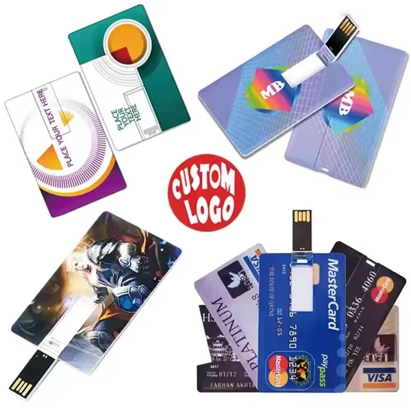 Credit Card USB Drive - 8GB - Credit Card USB Drive - 8GB - Image 0 of 7