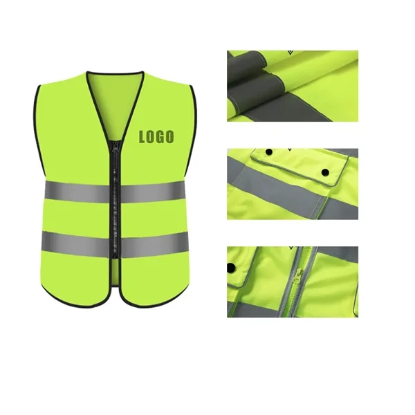 Full Color Reflective Safety Vest MOQ 10 PCS - Full Color Reflective Safety Vest MOQ 10 PCS - Image 1 of 1