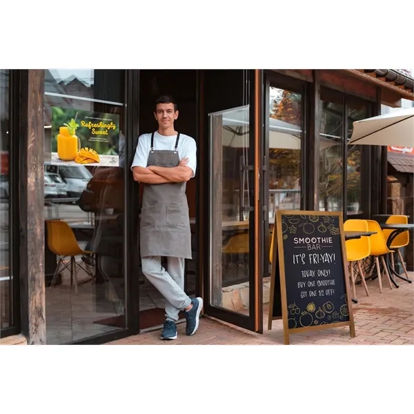 46" Deluxe Wood A-Frame Imprinted Chalkboard Kit - 46" Deluxe Wood A-Frame Imprinted Chalkboard Kit - Image 1 of 3