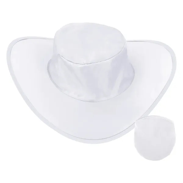 Foldable Polyester Advertising Cowboy Hat W/ Storage Bag - Foldable Polyester Advertising Cowboy Hat W/ Storage Bag - Image 10 of 11