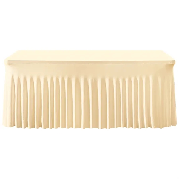 Custom 6ft Full Color Stretch Tablecloth - Custom 6ft Full Color Stretch Tablecloth - Image 8 of 13