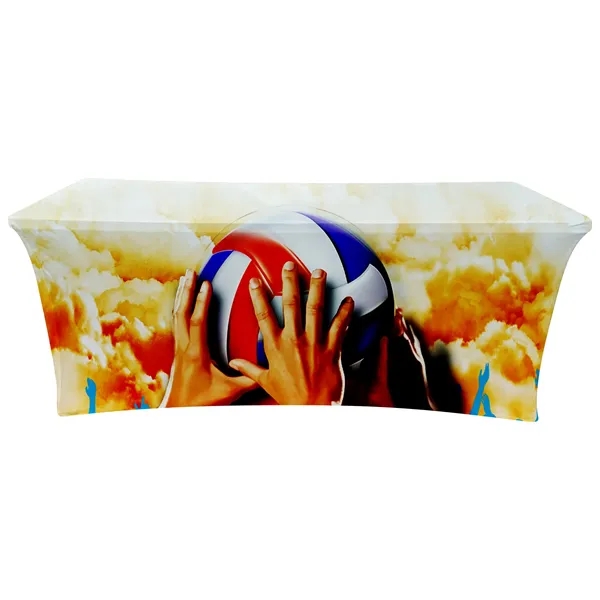 Custom 6ft Full Color Stretch Tablecloth - Custom 6ft Full Color Stretch Tablecloth - Image 13 of 13