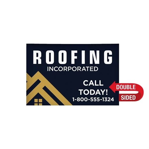 36" x 24" Corrugated Plastic Sign (Double-Sided) - 36" x 24" Corrugated Plastic Sign (Double-Sided) - Image 0 of 1