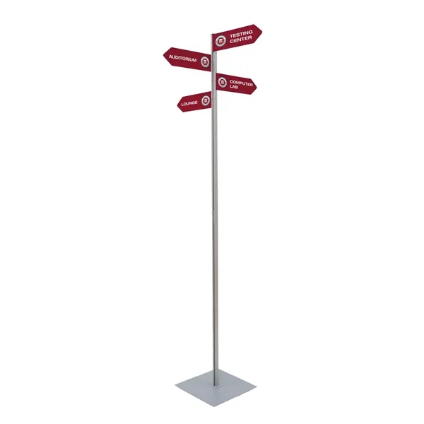 Wayfinding Arrow Sign Post Kit (with Four Signs) - Wayfinding Arrow Sign Post Kit (with Four Signs) - Image 0 of 6