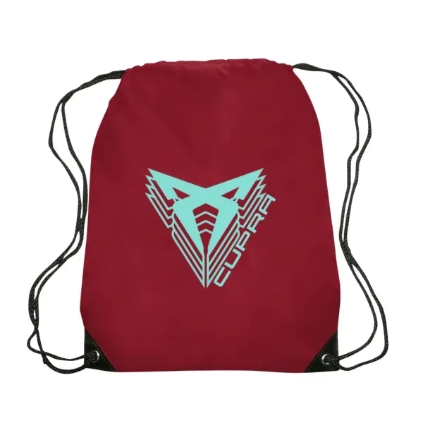 Altair Black Trim Drawstring Bag - Altair Black Trim Drawstring Bag - Image 12 of 13