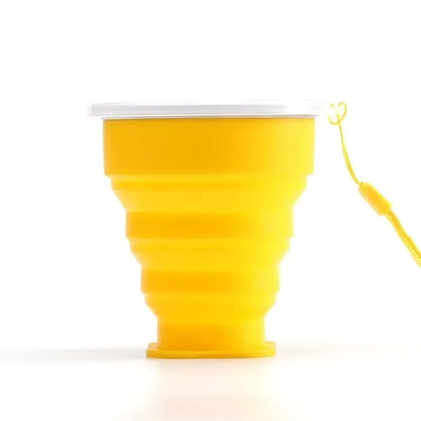 Collapsible Outdoor Silicone Cup - Collapsible Outdoor Silicone Cup - Image 6 of 9