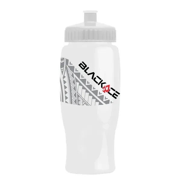 Rotation 27oz Transparent Contour Bottle w/Push-Pull Lid - Rotation 27oz Transparent Contour Bottle w/Push-Pull Lid - Image 2 of 9