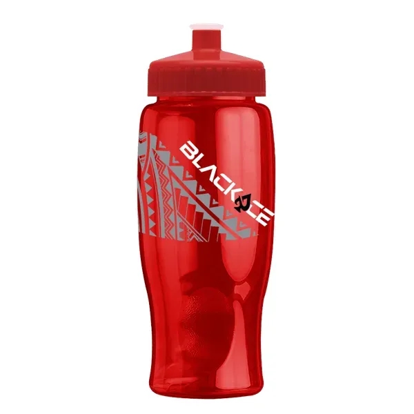 Rotation 27oz Transparent Contour Bottle w/Push-Pull Lid - Rotation 27oz Transparent Contour Bottle w/Push-Pull Lid - Image 5 of 9