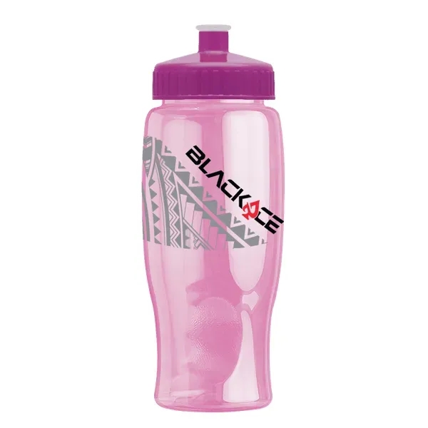 Rotation 27oz Transparent Contour Bottle w/Push-Pull Lid - Rotation 27oz Transparent Contour Bottle w/Push-Pull Lid - Image 6 of 9