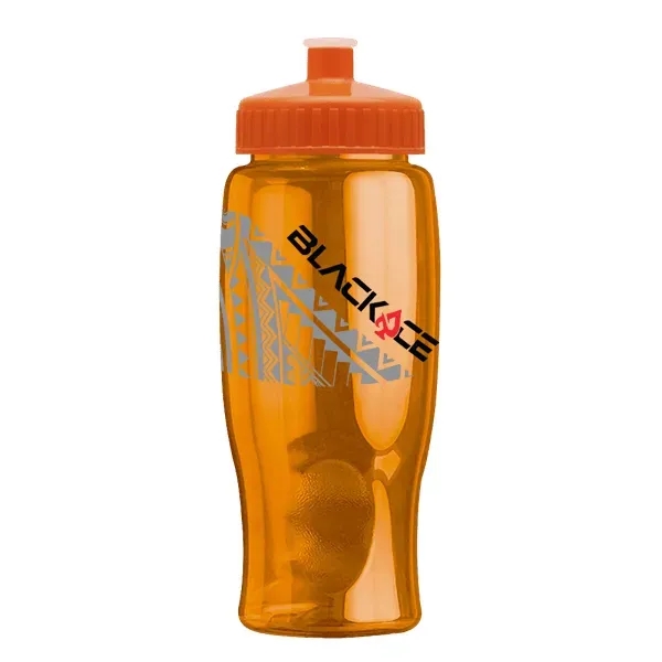 Rotation 27oz Transparent Contour Bottle w/Push-Pull Lid - Rotation 27oz Transparent Contour Bottle w/Push-Pull Lid - Image 7 of 9