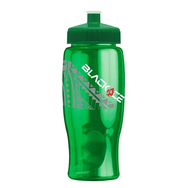 Rotation 27oz Transparent Contour Bottle w/Push-Pull Lid - Rotation 27oz Transparent Contour Bottle w/Push-Pull Lid - Image 8 of 9