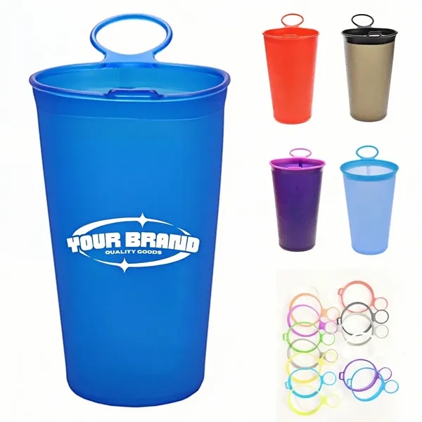6Oz Reusable Travel Cup With Lid And Carry Loop - 6Oz Reusable Travel Cup With Lid And Carry Loop - Image 0 of 3
