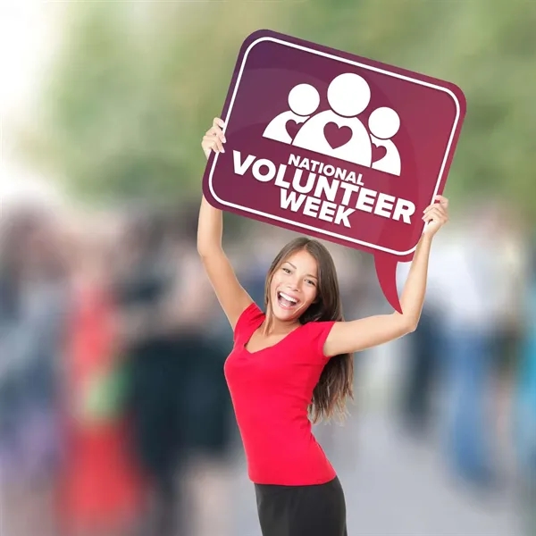 24" x 24" Custom Cut Corrugated Plastic Sign (Single-Sided) - 24" x 24" Custom Cut Corrugated Plastic Sign (Single-Sided) - Image 2 of 2