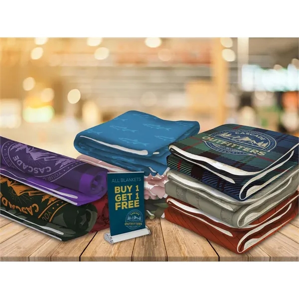 50" x 60" Sherpa Blanket Dye Sub - 50" x 60" Sherpa Blanket Dye Sub - Image 2 of 3