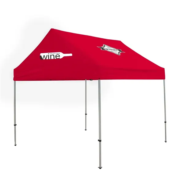 10' Gable Tent Kit  (Full-Color Imprint, 2 Locations) - 10' Gable Tent Kit  (Full-Color Imprint, 2 Locations) - Image 0 of 13