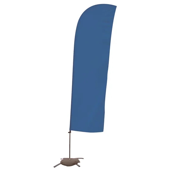 10.5' Solid-Color Blade Sail Sign Flag, 1-Sided, Scissor - 10.5' Solid-Color Blade Sail Sign Flag, 1-Sided, Scissor - Image 0 of 1