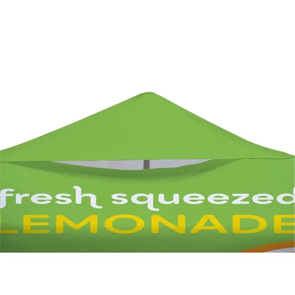 Custom 10' Premium Tent Kit with Vented Canopy Full-Bleed Dyesub