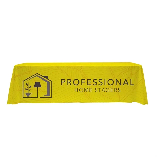 Custom 8' Lightweight 3-Sided Throw Full-Color Full-Bleed