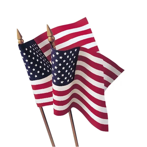 8" x 12" No-Fray Mini U.S. Flag - 8" x 12" No-Fray Mini U.S. Flag - Image 0 of 0