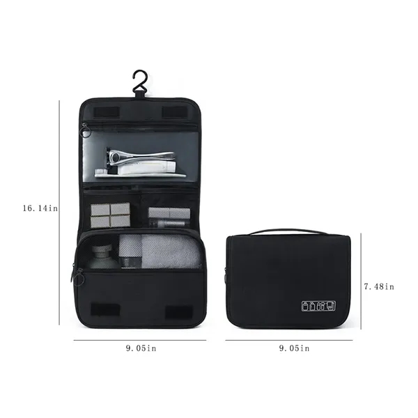 Portable Hanging Organizer Travel Toiletry Bag For Women - Portable Hanging Organizer Travel Toiletry Bag For Women - Image 1 of 6