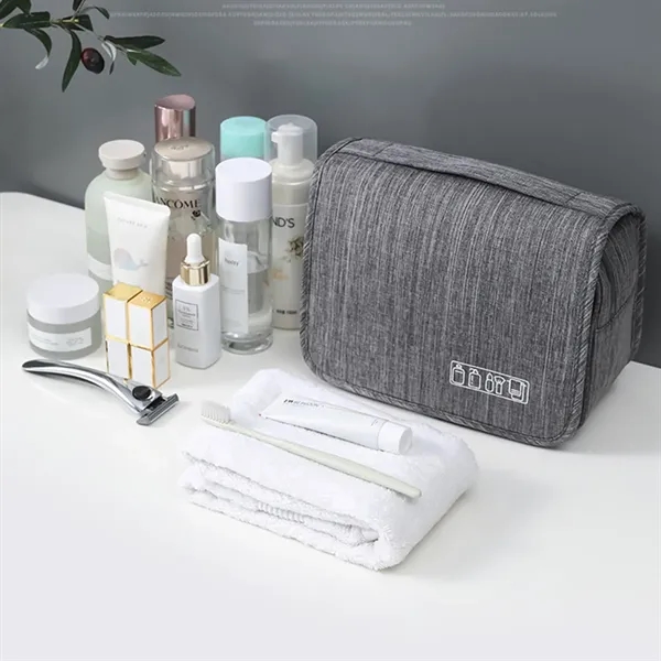 Portable Hanging Organizer Travel Toiletry Bag For Women - Portable Hanging Organizer Travel Toiletry Bag For Women - Image 5 of 6