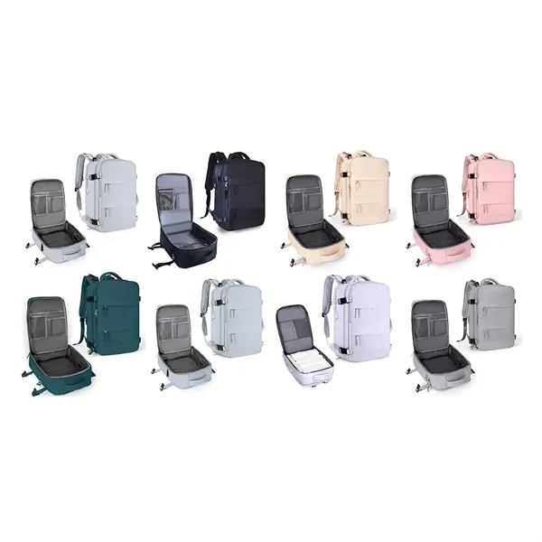 Travel Backpack For Men Women With USB Charging Port - Travel Backpack For Men Women With USB Charging Port - Image 5 of 5