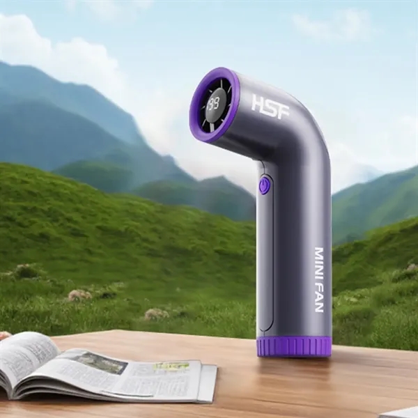 Rechargeable Powerful Turbo Mini Fan - Rechargeable Powerful Turbo Mini Fan - Image 5 of 8