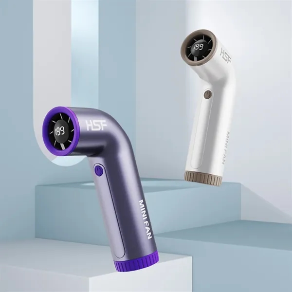 Rechargeable Powerful Turbo Mini Fan - Rechargeable Powerful Turbo Mini Fan - Image 6 of 8