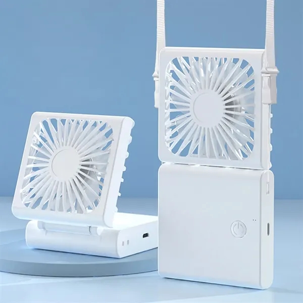 Portable Folding Neck/Desktop Fan - Portable Folding Neck/Desktop Fan - Image 6 of 8