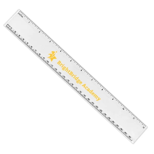 Pro Mark 12" Ruler (1 Color Imprint) - Pro Mark 12" Ruler (1 Color Imprint) - Image 2 of 3