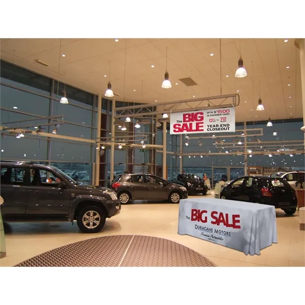 Custom 6' LazerLine 4-Sided Throw Full-Color Full-Bleed