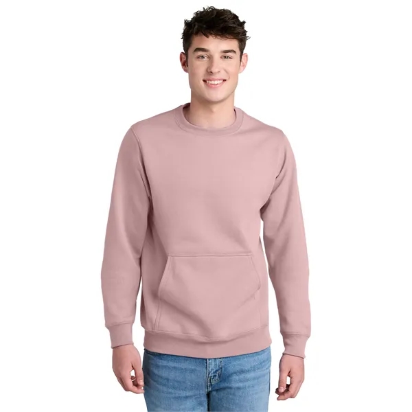 Port & Co Core Fleece Crewneck Pocket Sweatshirt - Port & Co Core Fleece Crewneck Pocket Sweatshirt - Image 51 of 54