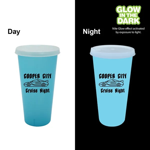 Nite Glow 26 oz. Tumbler with Lid - Nite Glow 26 oz. Tumbler with Lid - Image 1 of 7