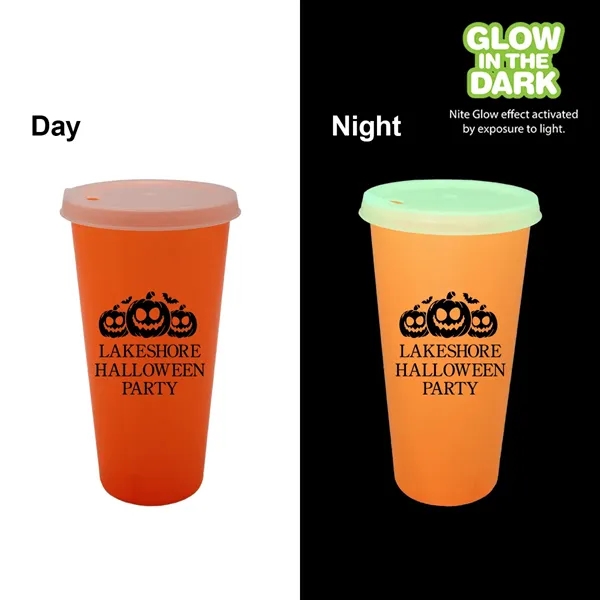 Nite Glow 26 oz. Tumbler with Lid - Nite Glow 26 oz. Tumbler with Lid - Image 3 of 7