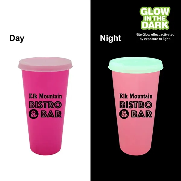 Nite Glow 26 oz. Tumbler with Lid - Nite Glow 26 oz. Tumbler with Lid - Image 6 of 7