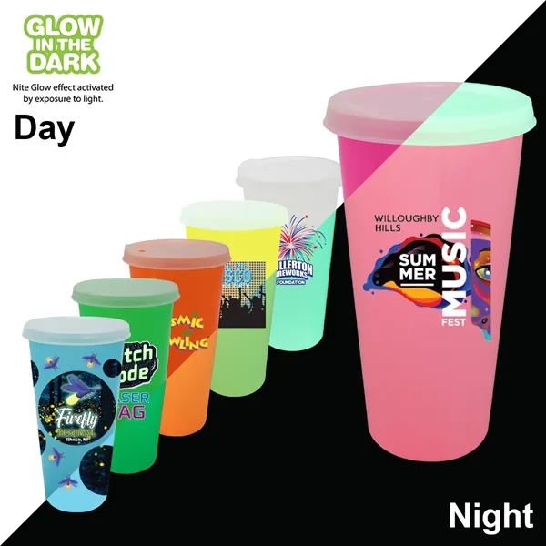 Nite Glow 26 oz. Tumbler with Lid - Nite Glow 26 oz. Tumbler with Lid - Image 7 of 7