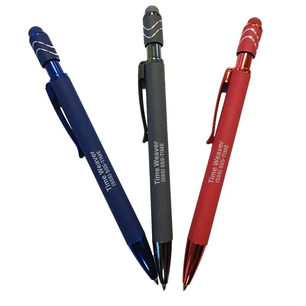 Spin Top Pen with Stylus - Spin Top Pen with Stylus - Image 0 of 3