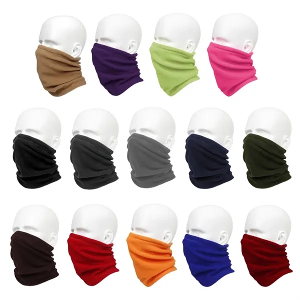 Soft Fleece Neck Gaiter Warmer - Soft Fleece Neck Gaiter Warmer - Image 2 of 6