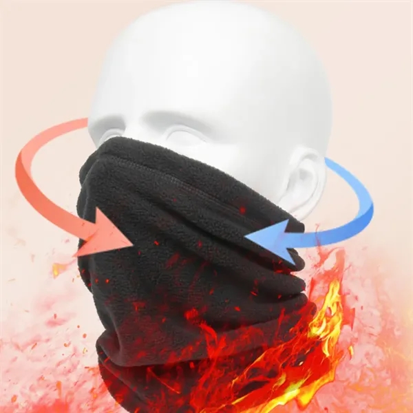Soft Fleece Neck Gaiter Warmer - Soft Fleece Neck Gaiter Warmer - Image 6 of 6