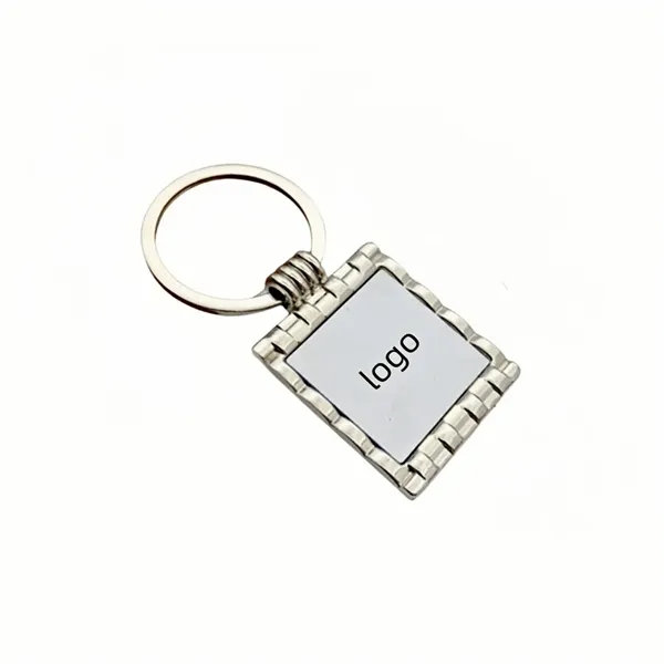 Square Woven Textured Keychain - Square Woven Textured Keychain - Image 0 of 7