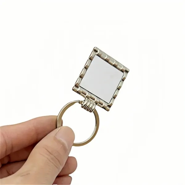 Square Woven Textured Keychain - Square Woven Textured Keychain - Image 2 of 7